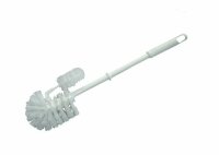 Toilettenbürste weiss / mit Randreiniger 75 mm