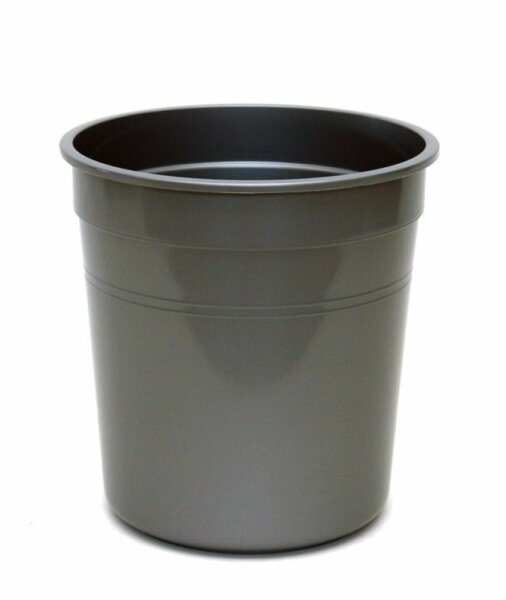 Papierkorb grau 35 liter
